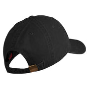 USAF Retired Embroidered Cotton Twill Brass Buckle Cap - Black OSFM