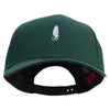 Fishing Bait Icon Embroidered Solid Cotton Twill Prostyle Cap - Dk-Green OSFM