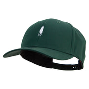 Fishing Bait Icon Embroidered Solid Cotton Twill Prostyle Cap - Dk-Green OSFM