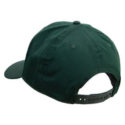 Fishing Bait Icon Embroidered Solid Cotton Twill Prostyle Cap - Dk-Green OSFM