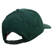 Fishing Bait Icon Embroidered Solid Cotton Twill Prostyle Cap - Dk-Green OSFM