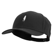 Fishing Bait Icon Embroidered Solid Cotton Twill Prostyle Cap - Black OSFM