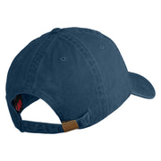 Veteran US Air Force Embroidered Cotton Twill Brass Buckle Cap - Navy OSFM