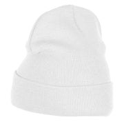 Ujima is Collective Responsibility and Work Embroidered Knitted Long Beanie