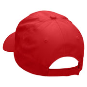 Dad and Son Embroidered New Low Profile Organic Cotton Cap. - Red OSFM