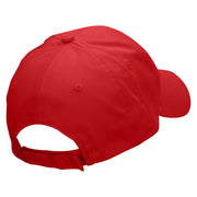 Dad and Son Embroidered New Low Profile Organic Cotton Cap. - Red OSFM