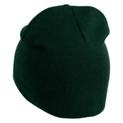 Great Smoky Mountains Embroidered 8" Knit Short Beanie - Dark Green OSFM