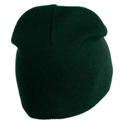 Great Smoky Mountains Embroidered 8" Knit Short Beanie - Dark Green OSFM