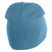 Great Smoky Mountains Embroidered 8" Knit Short Beanie - Light Blue OSFM