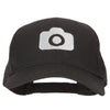 Camera Design Photographer Embroidered Solid Cotton Cap