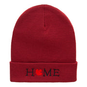 Canada is Home Embroidered 12 Inch Long Knitted Beanie