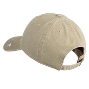 Retired US Air Force Embroidered Cotton Twill Brass Buckle Cap - Khaki OSFM
