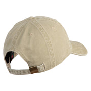 Retired US Air Force Embroidered Cotton Twill Brass Buckle Cap - Khaki OSFM