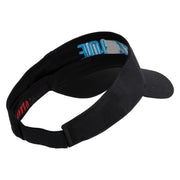 Tahoe Silhouette Embroidered Cotton Twill Visor - Black OSFM