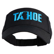 Tahoe Silhouette Embroidered Cotton Twill Visor - Black OSFM