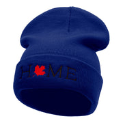 Canada is Home Embroidered 12 Inch Long Knitted Beanie