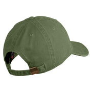 Retired US Air Force Embroidered Cotton Twill Brass Buckle Cap - Olive OSFM