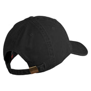 Retired US Air Force Embroidered Cotton Twill Brass Buckle Cap - Black OSFM