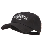 Basketball Dad Embroidered Unstructured Cotton Cap