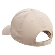 Silver Fishing Bait Icon Embroidered Low Profile Cap - Khaki OSFM