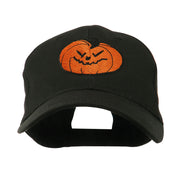 Halloween Evil Jack O Lantern Embroidered Cap