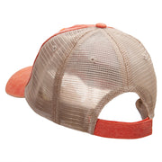 Beech Mushrooms Embroidered Washed Trucker Cap