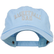 Basketball Dad Embroidered Unstructured Cotton Cap