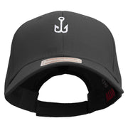 Silver Fishing Bait Icon Embroidered Low Profile Cap - Black OSFM