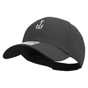 Silver Fishing Bait Icon Embroidered Low Profile Cap - Black OSFM