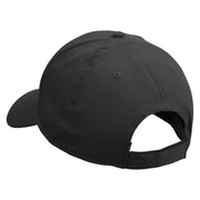 Silver Fishing Bait Icon Embroidered Low Profile Cap - Black OSFM