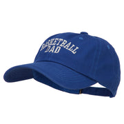 Basketball Dad Embroidered Unstructured Cotton Cap