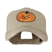 Halloween Evil Jack O Lantern Embroidered Cap