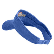 Vintage Yellowstone Embroidered Cotton Twill Visor - Royal OSFM
