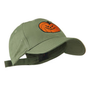 Halloween Evil Jack O Lantern Embroidered Cap