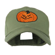 Halloween Evil Jack O Lantern Embroidered Cap