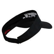 The Few The Proud Design Embroidered Cotton Twill Sun Visor - Black OSFM