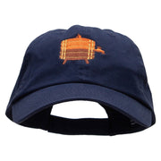 Beer Barrel Bin Embroidered Low Profile Dyed Cotton Twill Cap - Navy OSFM