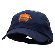 Beer Barrel Bin Embroidered Low Profile Dyed Cotton Twill Cap - Navy OSFM