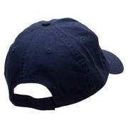 Beer Barrel Bin Embroidered Low Profile Dyed Cotton Twill Cap - Navy OSFM