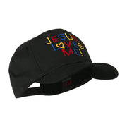 Jesus Loves Me Embroidered Cap