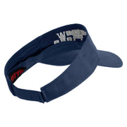 The Few The Proud Design Embroidered Cotton Twill Sun Visor - Navy OSFM
