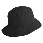 Michigan Sailboat Embroidered Unisex Cotton Twill Bucket Hat - Black M