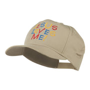 Jesus Loves Me Embroidered Cap