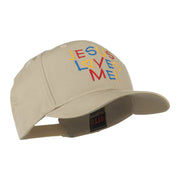 Jesus Loves Me Embroidered Cap