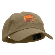 Beer Barrel Bin Embroidered Low Profile Dyed Cotton Twill Cap - Khaki OSFM