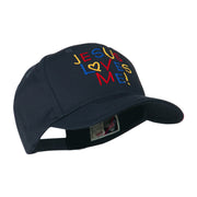 Jesus Loves Me Embroidered Cap