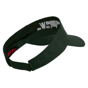 The Few The Proud Design Embroidered Cotton Twill Sun Visor - Dk-Green OSFM