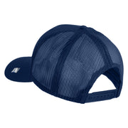 USAF Retired Embroidered Solid Cotton Twill Mesh Cap - Royal OSFM