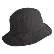Michigan Sailboat Embroidered Unisex Cotton Twill Bucket Hat - Charcoal M