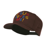 Jesus Loves Me Embroidered Cap